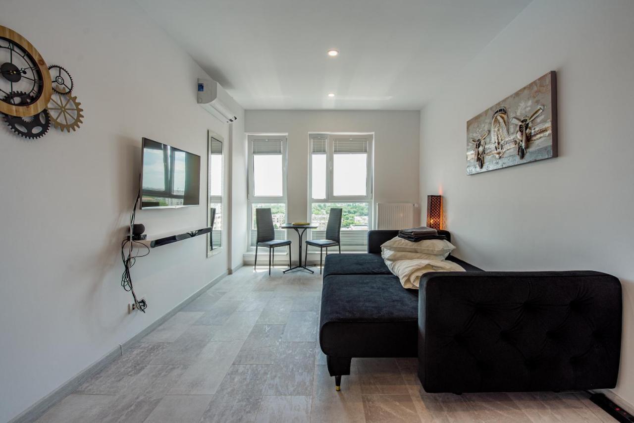 Cozy Penthousestudio Cityview W12 Bukurešť Exteriér fotografie
